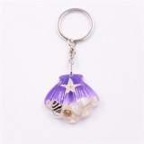 Shell Night Glow Starfish Keychain