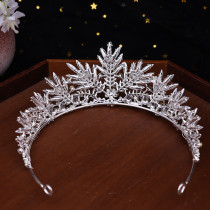 Alloy Crystal Crown Wedding Ball Party Bridal Crown