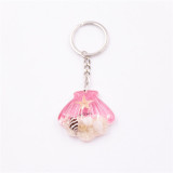 Shell Night Glow Starfish Keychain