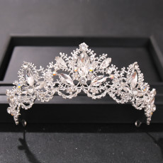 Alloy Crystal Crown Wedding Ball Party Bridal Crown