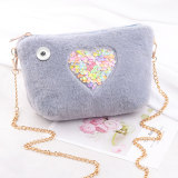 Love Plush Handbag Crossbody Bag fit 20MM  Snaps button jewelry wholesale