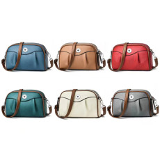 Small square leather shoulder crossbody bag fit 20MM  Snaps button jewelry wholesale