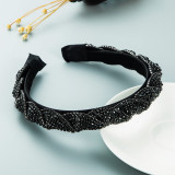 Baroque sponge full diamond  headband hair accessories