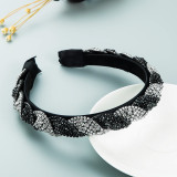 Baroque sponge full diamond  headband hair accessories