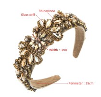 Baroque sponge full diamond  headband hair accessories