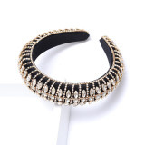 Baroque sponge full diamond  headband hair accessories