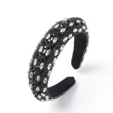 Baroque sponge full diamond  headband hair accessories