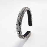 Baroque sponge full diamond  headband hair accessories