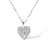 Adjustable Love Angel Wings with Diamond Necklace