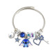 Stainless Steel Stitch Beaded Love Star Moon DIY Bracelet