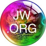 20MM JW.ORG glass snap button charms