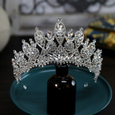 Alloy Crystal Crown Wedding Ball Party Bridal Crown