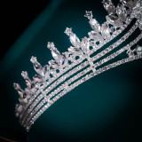 Alloy Crystal Crown Wedding Ball Party Bridal Crown