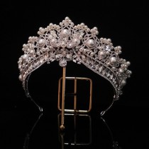 Alloy Crystal Crown Wedding Ball Party Bridal Crown