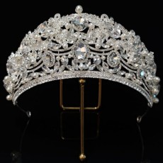 Alloy Crystal Crown Wedding Ball Party Bridal Crown