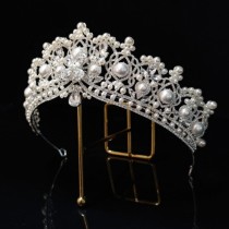 Alloy Crystal Crown Wedding Ball Party Bridal Crown