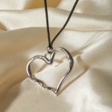 Stainless steel love necklace