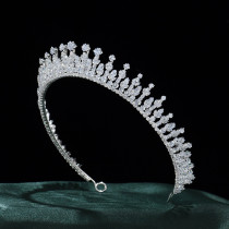 Alloy Crystal Crown Wedding Ball Party Bridal Crown