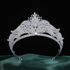 Alloy Crystal Crown Wedding Ball Party Bridal Crown