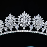 Alloy Crystal Crown Wedding Ball Party Bridal Crown