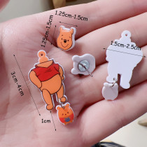 Cartoon Stitch Earrings Starry Baby Earstuds Angel Earrings Laura 3D