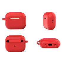 Apple earphone case suitable for airpods Pro silicone earphone protective case fit 20MM  Snaps button jewelry wholesale