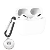Apple earphone case suitable for airpods Pro silicone earphone protective case fit 20MM  Snaps button jewelry wholesale