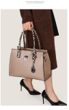 Single shoulder handbag with large capacity and fashionable diagonal span, three piece set, mother bag