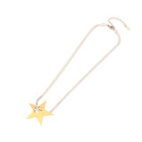 Stainless steel Love MOM Butterfly Star necklace