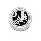 20MM Stainless Steel Alloy Hollow Aromatherapy Life Tree Love Bear Claw Pattern Mother's Day Gift snap button charms