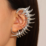 Thorn spine skeleton mechanical wind shaped metal ear clip ear hook