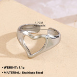 Stainless steel love ring  Gifts for Mom