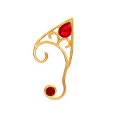 Retro Red Gemstone Ear Clip Halloween Night Ear Clip Ear Hanger