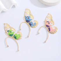 Elf Water Diamond Wings Butterfly Ear Clip Ear Hanger