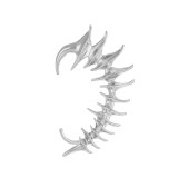 Thorn spine skeleton mechanical wind shaped metal ear clip ear hook