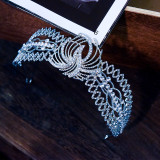 Alloy Crystal Crown Wedding Ball Party Bridal Crown