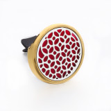 Stainless steel Alloy hollow car bracket car aromatherapy air outlet clip car aromatherapy clip perfume dispenser