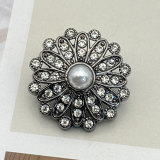 23MM Metal pearl snap button charms