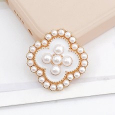 20MM Metal pearl snap button charms