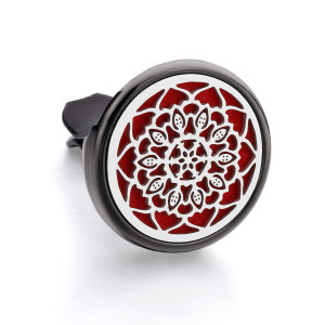 Stainless steel Alloy hollow car bracket car aromatherapy air outlet clip car aromatherapy clip perfume dispenser