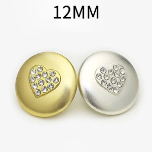 12MM Love  snap button charms