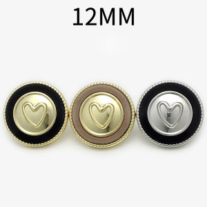 12MM Love  snap button charms