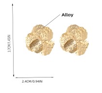 Alloy flower  earrings