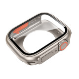 Suitable for Apple Watch 8 represents a case that instantly transforms into an Ultra PC+tempered film all-in-one protective case