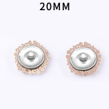 20MM diamond snap button charms