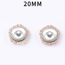 20MM diamond snap button charms