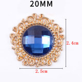 20MM diamond snap button charms