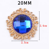 20MM diamond snap button charms