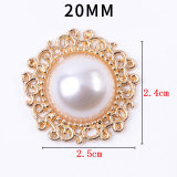 20MM diamond snap button charms
