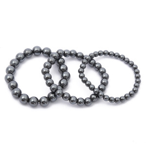 Magnetic Black Gallstone Ball Bracelet